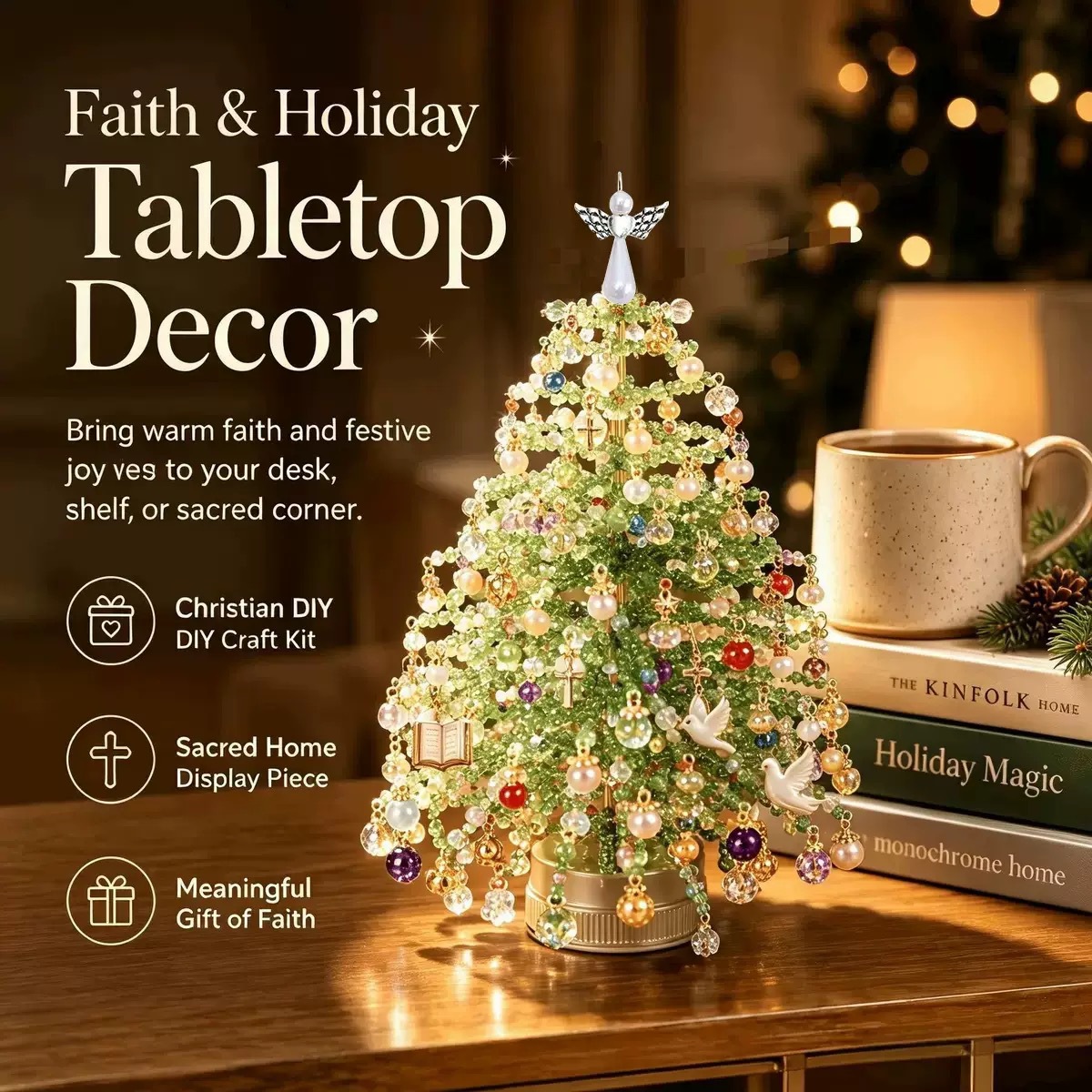 Multi‑Theme DIY Beaded Tree Cr - Home Decor Theme ulasan dan harga