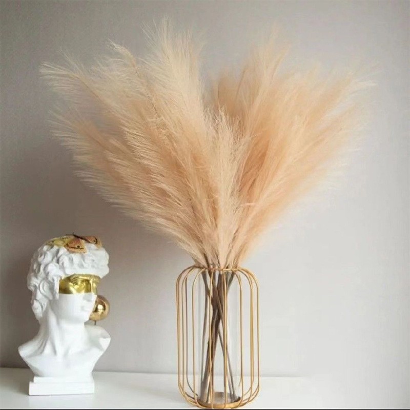 10PCS Artificial Pompous Grass - Pampas Grass Decor ulasan dan harga