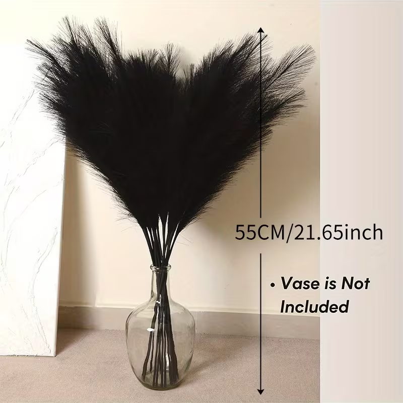 6 Pieces Artificial Pampas Gra - Pampas Grass Decor ulasan dan harga